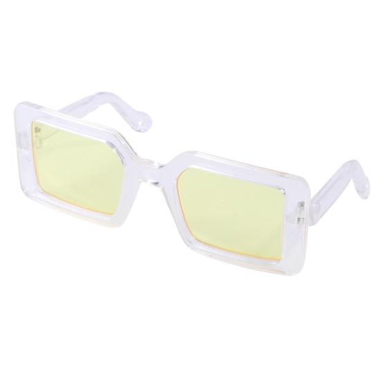 Dog Sunglasses Square Decorative Anti-UV Stylish Glasses Pet Dress Up Supplies for Photo Shooting