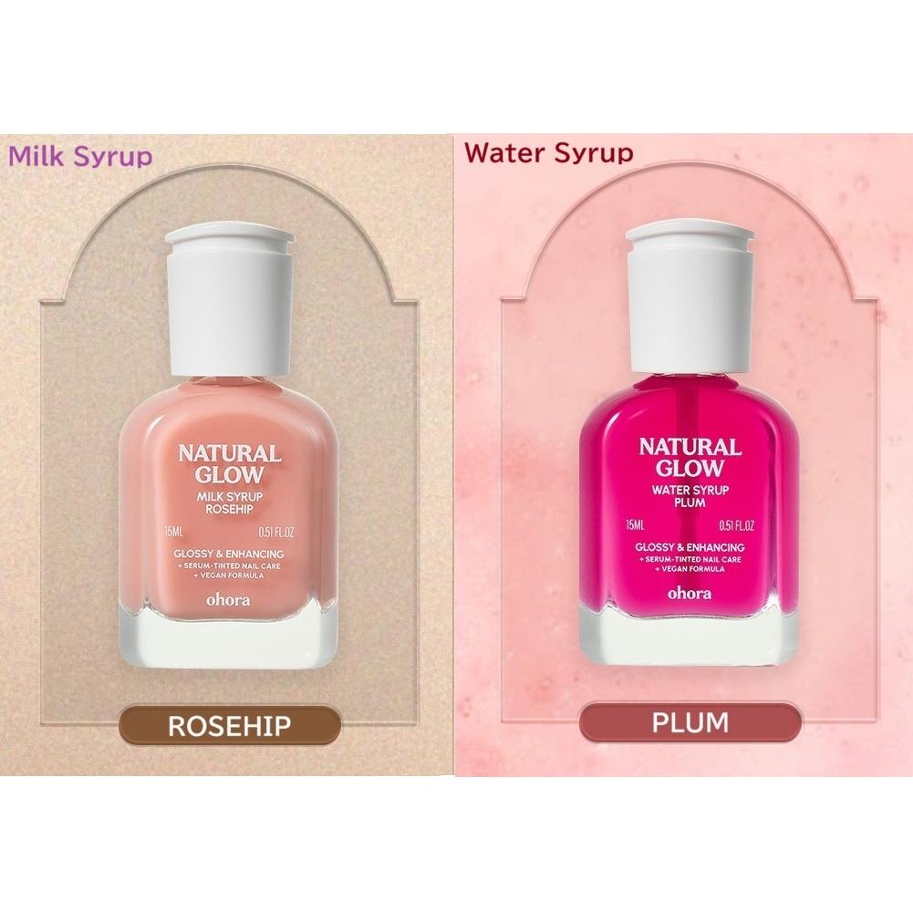 OHORA Sada posilovače nehtů Sirup Posilující péče o nehty Lesk 10 ml x2 (10 X 10)