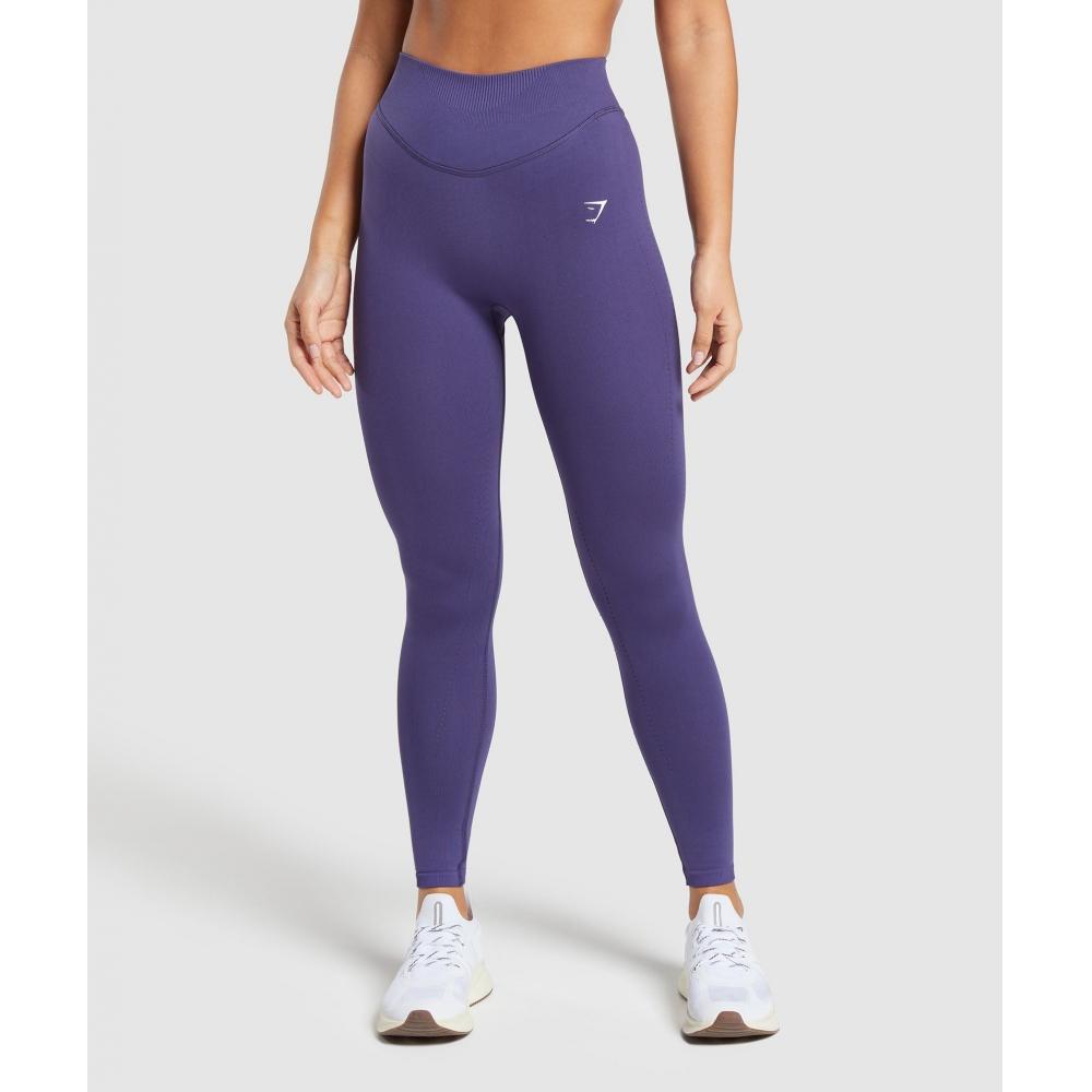 

GYMSHARK Sweat Seamless Leggings Galaxy Purple B6A4T PBVL