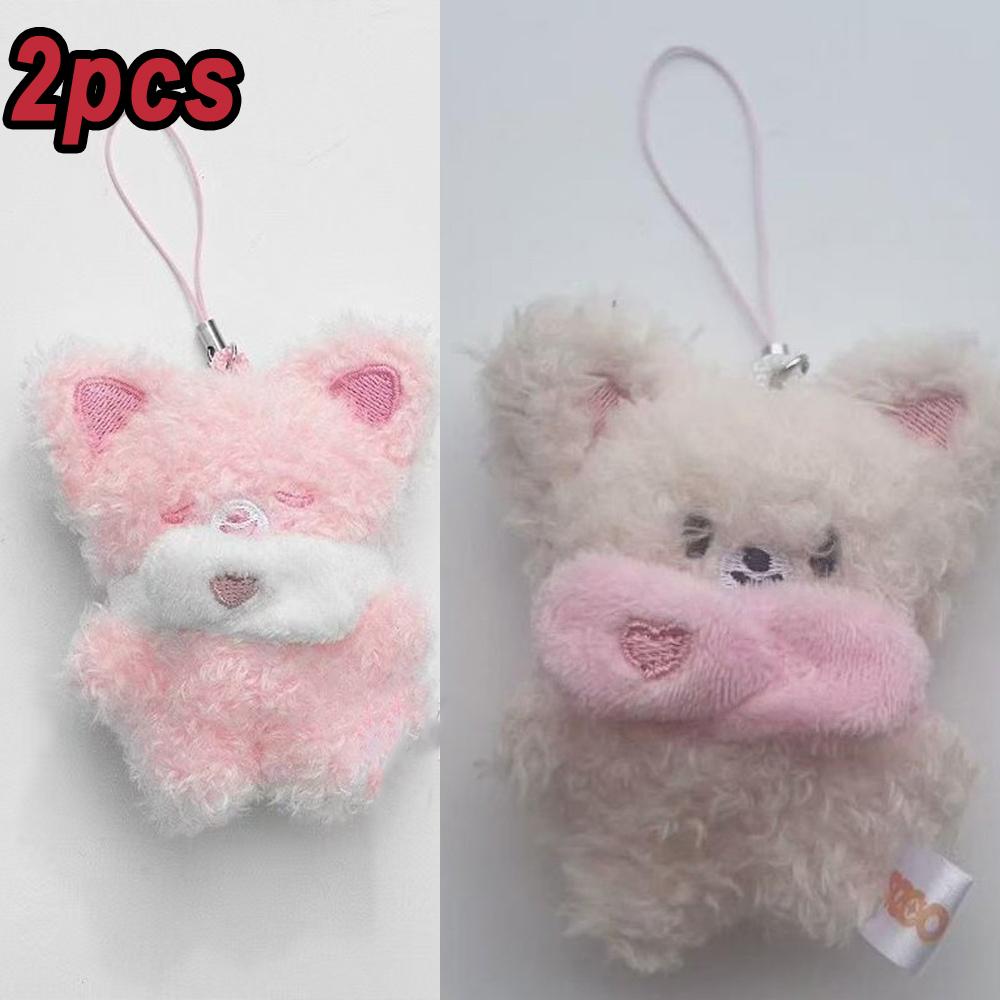 .*New Styles Mini Straykids Keychain Plush Doll Pendant FM Doll Creative Doll Bag Pendant Children's Fans Cute Gift
