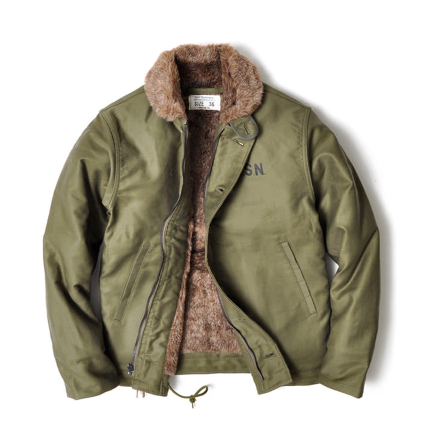 

Deck Jacket Military Jacket in Large Boa American Short XXL 3L Size [Houston] N-1 Men s (Made Japan, Size, Lining, Casual, Outerwear, Length) (2XL