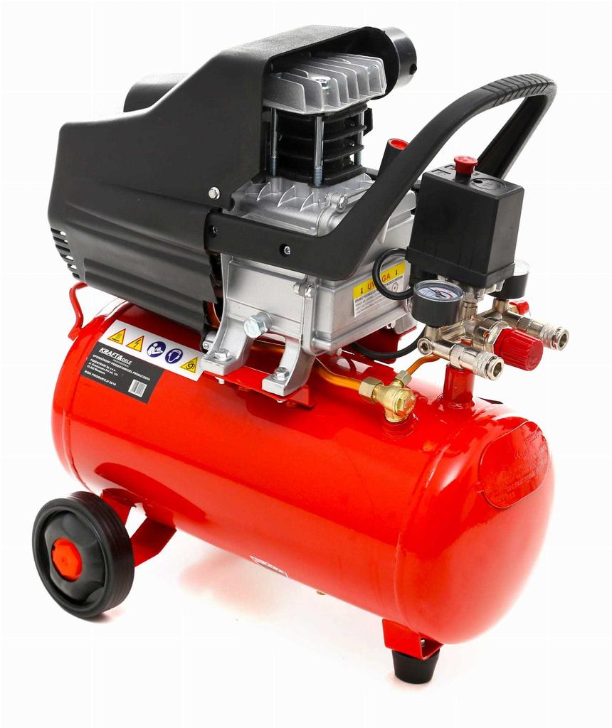 Oil Piston Compressor 24L + Painting Pneumatic Set