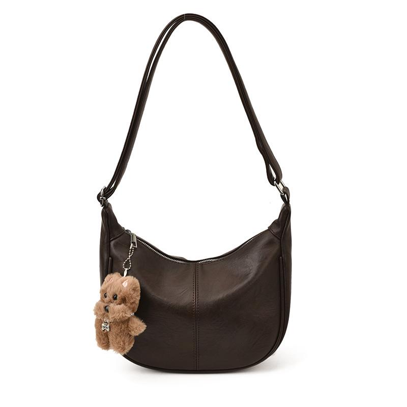 

Retro Versatile Women s Crossbody Bag - Large Capacity Dumpling Style Shoulder Bag for Casual or Commuting Use