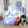 Cartoon Anime Inuyasha Throws Blanket for Sofa Bedding Couch Hiking Picnic Super Soft Cute kawaii Flannel Blanket birthday gift