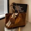 Versatile Retro Large-capacity Bag Women's 2026 New Autumn Fashion Student Class Shoulder Tote Bag Commuter Bag