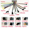 E-bike 25A/30A Brushless Motor Controller 24V 36V 48V 350W-1000W and S966/ SW900 LCD With PAS Throttle Kit for E-Scooter Rapir