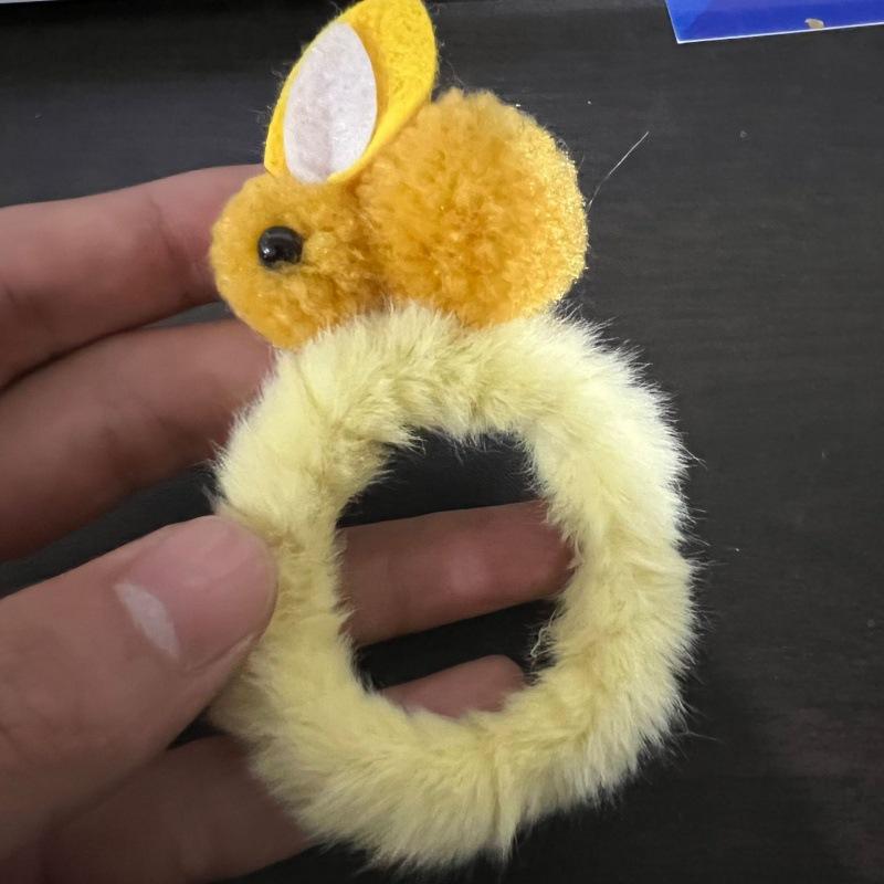 Cat Ears Plush Elastic Hair Bands Cute Hair Rope Ties Girls Barrettes Children Kawaii Headwear Headwear Kids Hair Accessorie