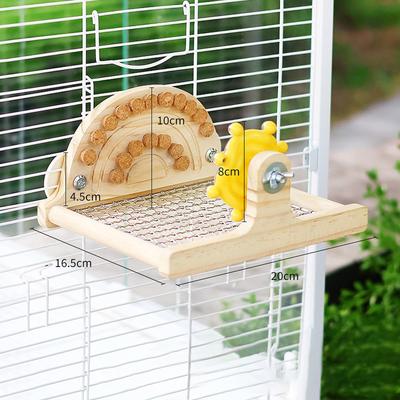 Bird Parrots Playstand Small Animals Cage Accessories Play Playground Parrot Stand for Chinchillas
