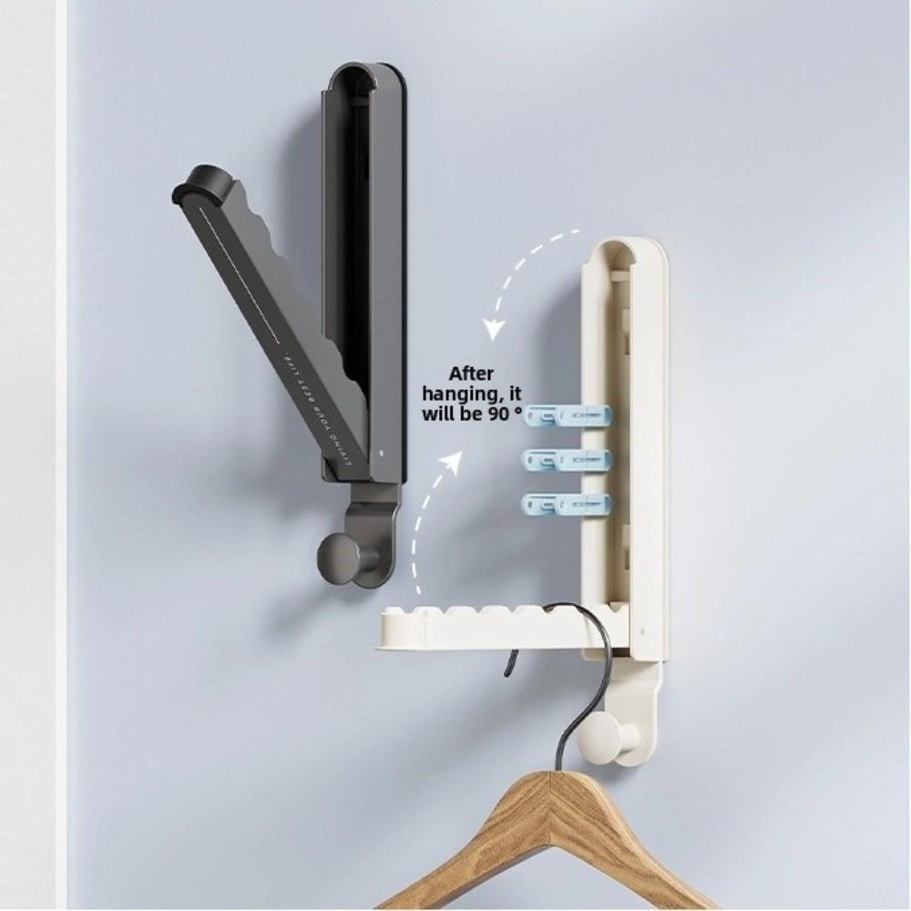 Stanzfreier Wäscheständer Wandmontage Türrückenhaken Tragbarer Wäschetrockner