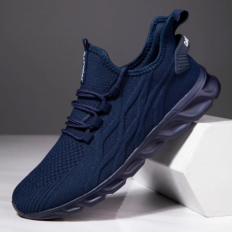 Damyuan Lightweight Running Shoes For Men Outdoor Sports Tennis Shoe Black Sports Trainers Men Vulcanized Tennis Sports Shoes
