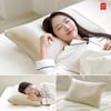 MORIPiLO 100% Silk Pillowcase 43x63cm Beige Gold, Friction Reduction & Moisture Care Skin Hair Support