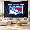 New York Rangers Wall Tapestry, Soft Fabric Wall Hanging, Decorative Backdrop For Bedroom Home Wall Art