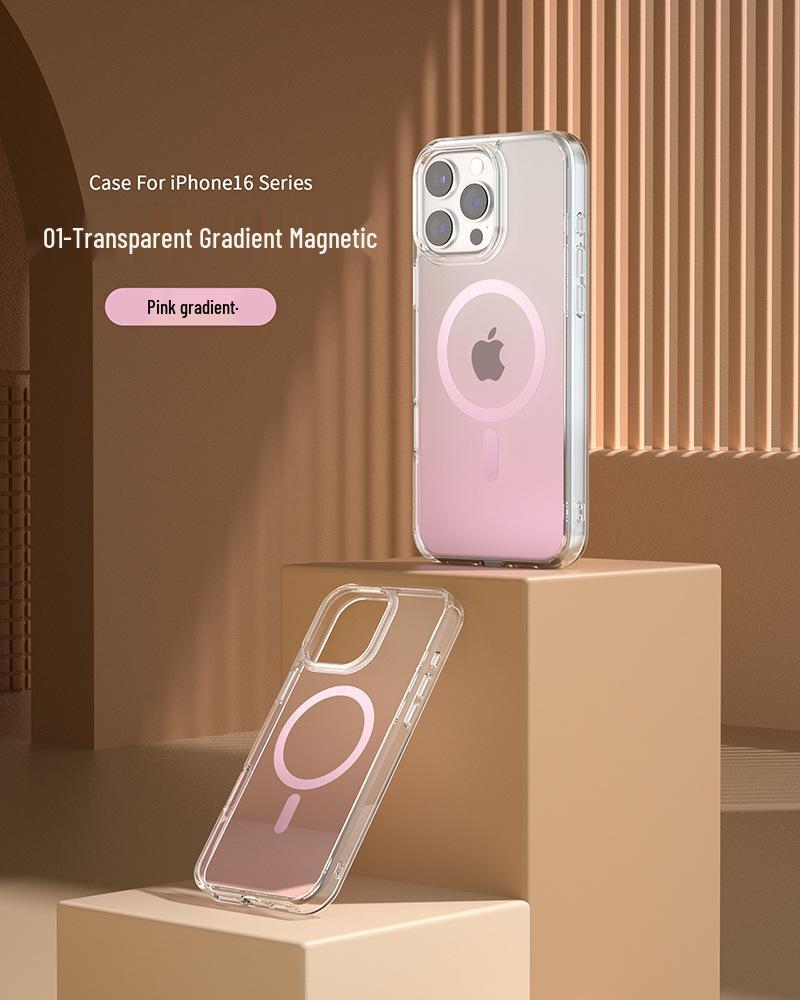 Dopamine Gradient Iridescent Case for iPhone 17 Pro Max/16 Fashion Protective Cover