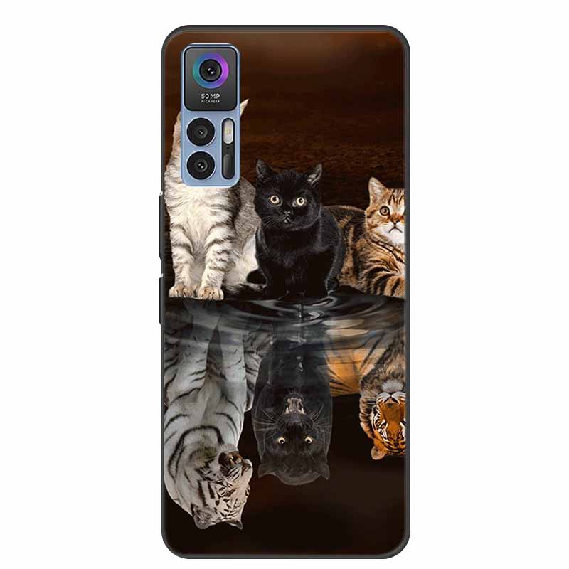 For TCL 30 Plus Case Luxury Soft Silicone Back Cover Phone Case for TCL 30 SE Coque TCL 30 5G for TCL 30+ Protector T676J Fundas