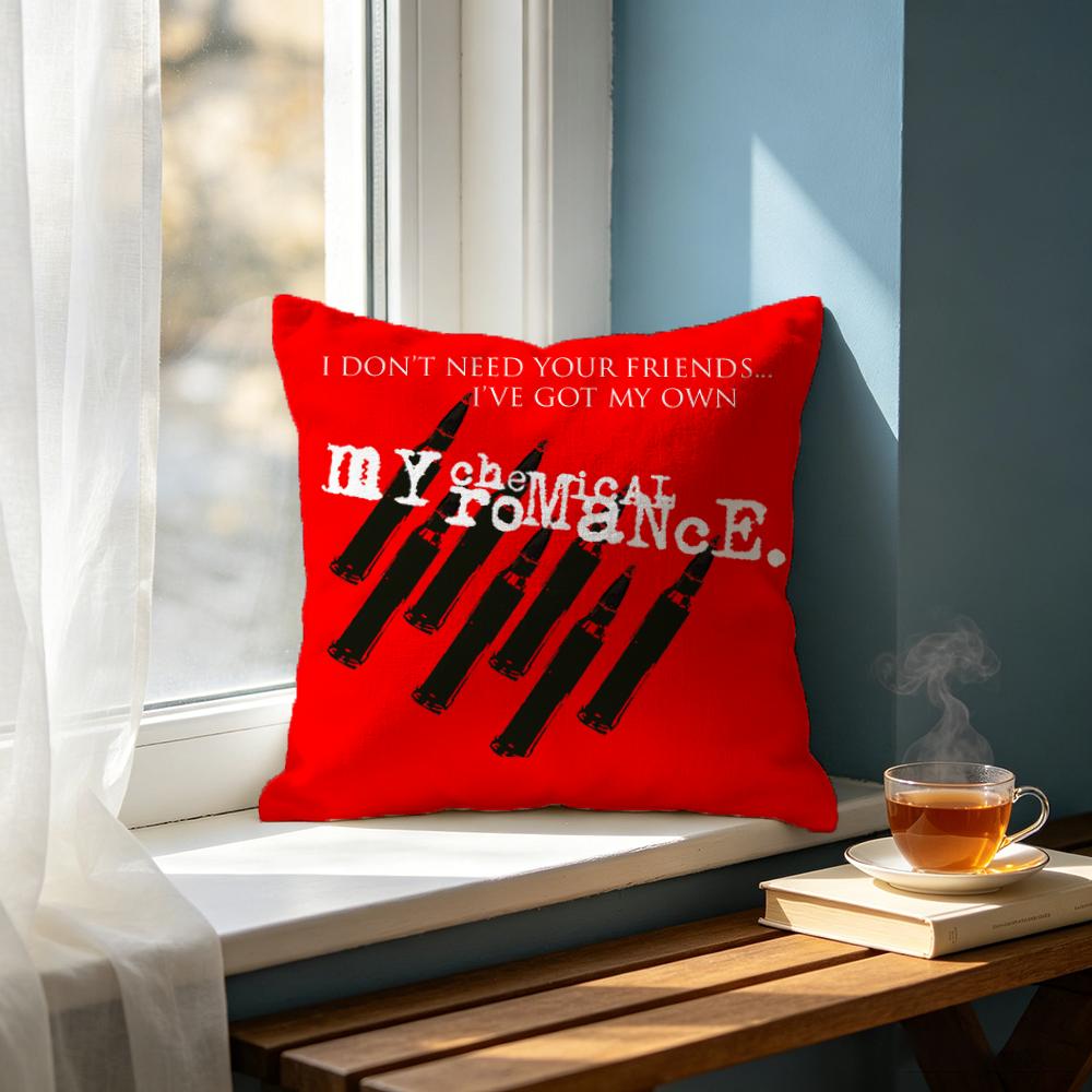 Band MMy Chemical Romanceed Cushion Cover Cushion Cover Set Pcs x x x Pillowcase Decorative Sofa Home Decor