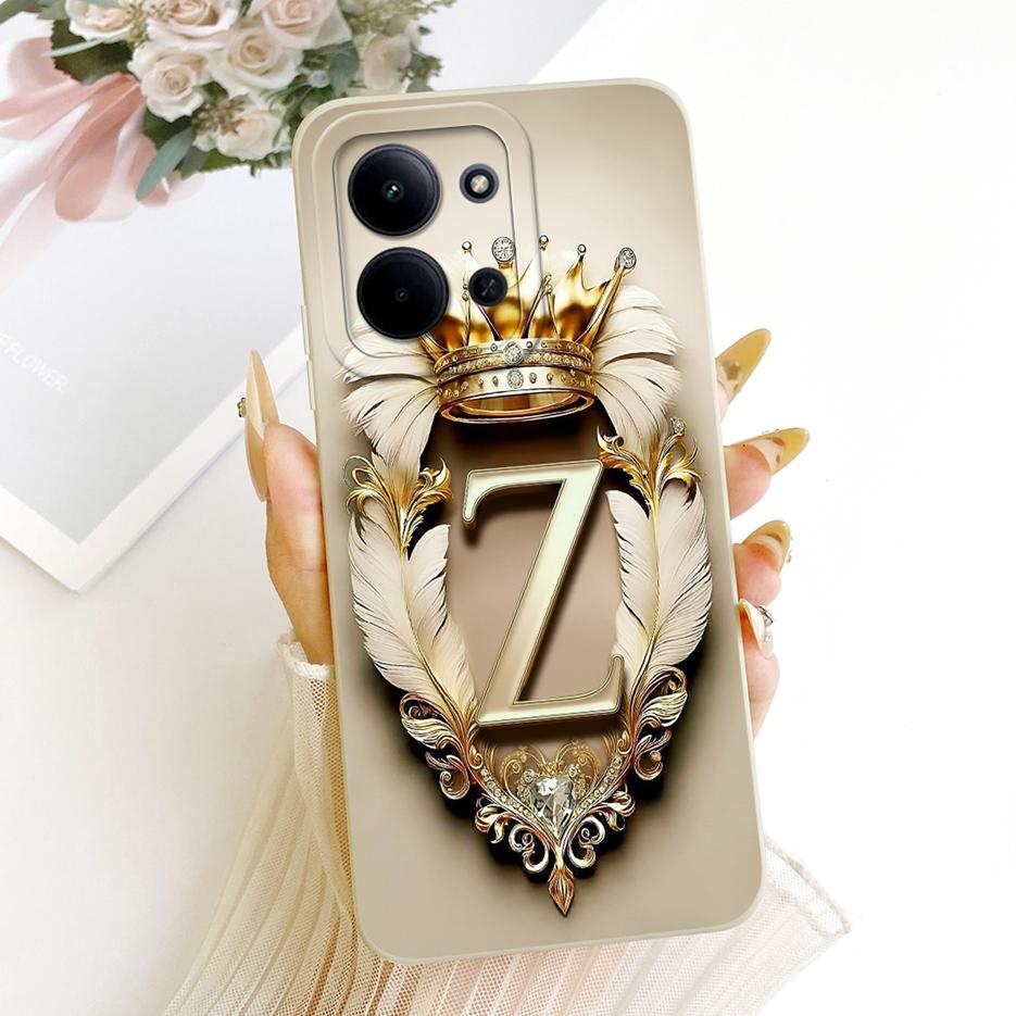 

For Xiaomi Redmi 15C 4G Case PocoC85 Cool Crown Letters Cover Soft Silicone Case For Xiaomi Poco C85 Redmi15C 5G Back Cover Bags Redmi 15C 4G
