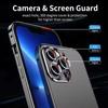 Etui na telefon ze stopu aluminium dla iPhone 16 Pror Max Wstrząsoodporna metalowa tylna obudowa dla iPhone 15 14 13 Pro 12Pro Max Pancerne etui Funda