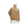 Adidas Lounge Bonded Warm Sports Casual Loose Long Sleeve Jacket Women Jackets Desert-Brown JJ3547