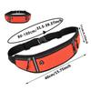 Running Waist Bag Men Women Sports Belt Pouch Sports Fanny Pack Mobile Phone Bag Gym Running Cell Phone Jogging Run Cycling Bag