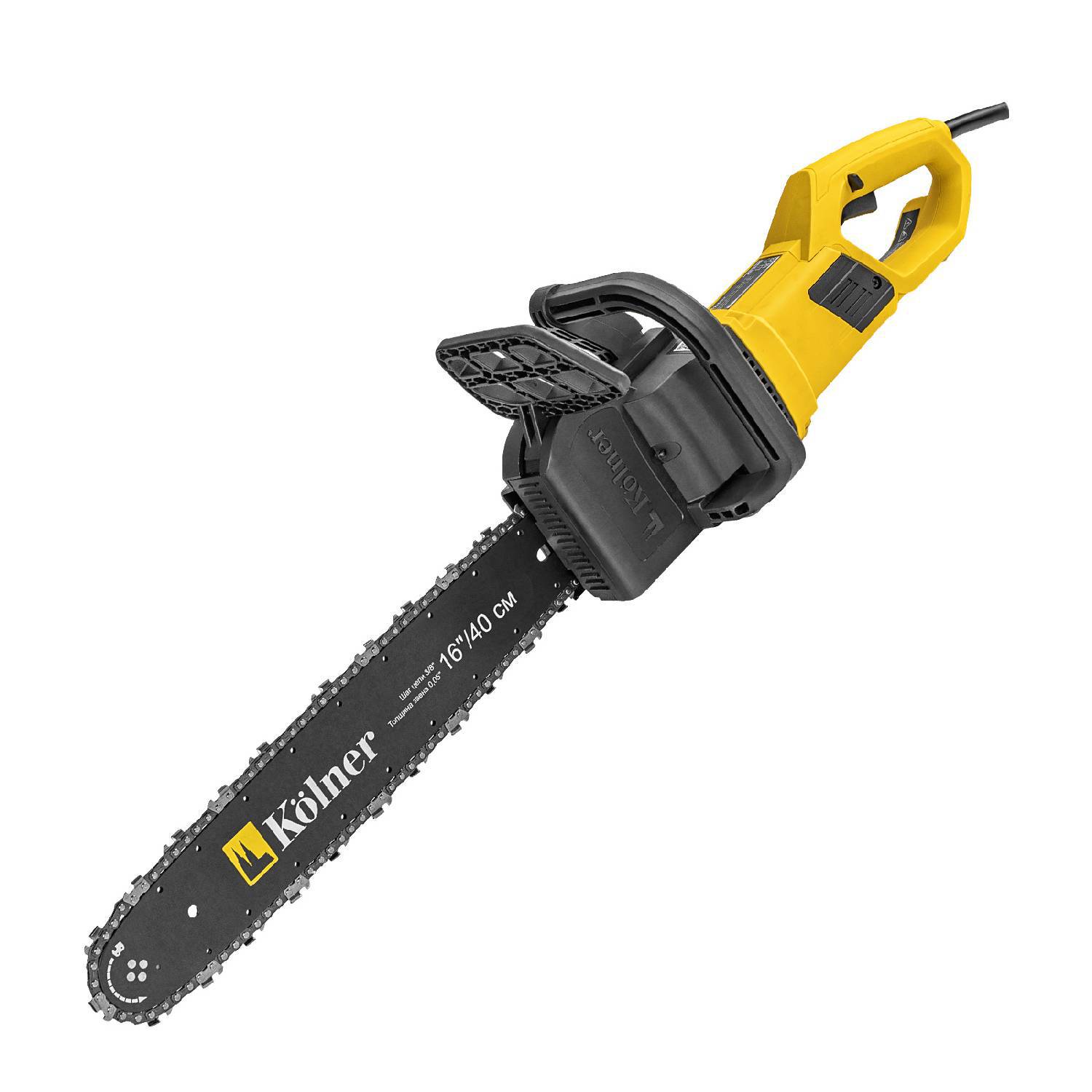 

Электрическая цепная пила Kolner Kecs 40 1900л Безмасляная гарнитура