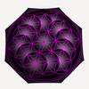 Flower of Life Mandala Art Print - Sacred Geometry DecorUmbrella, Portable 3-Fold Umbrella for Men & Women,Christmas Gift ES70