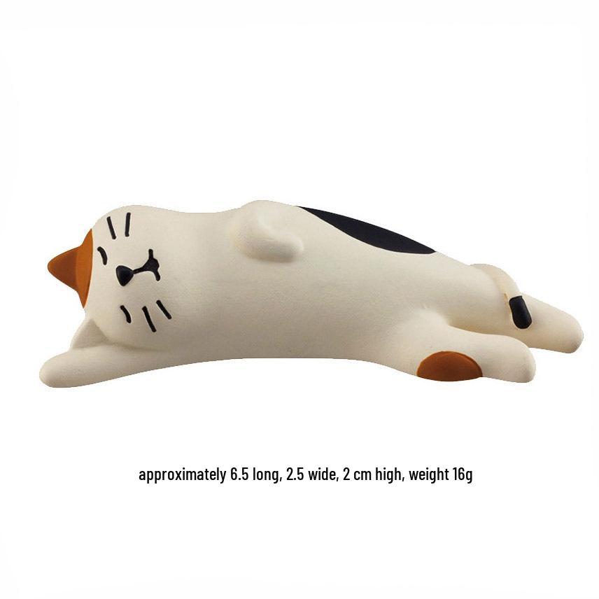 Japanese Cat Zakka Car Ornament - Cute Photo Decorative Mini Resin Craft