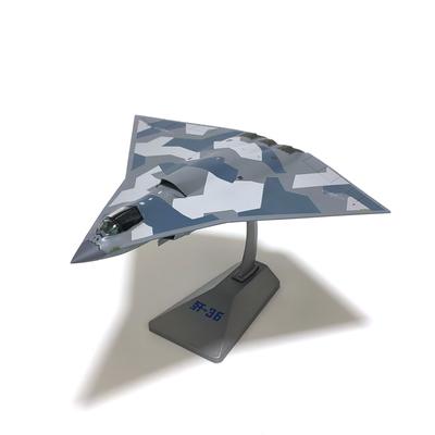 J36 Metallmodellflugzeug im Maßstab 1/144 (inklusive Sockel) Maßstabsmodell Heimaufstellung, Sammlung und Dekoration Kreatives Geschenk