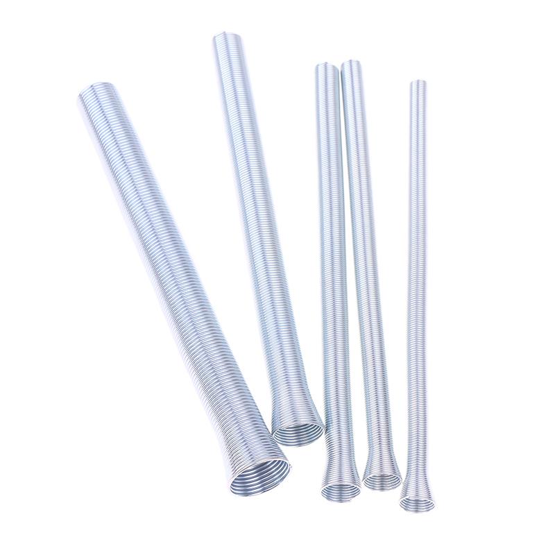 5Pcs/Set Outside Style Spring Copper Tube Benders Ct-102-L Bending Line Pipe For O.D. 1/4" To 5/8" Pipes Bender