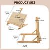 Wooden Tabletop Easel Drafting Table Supplies Portable Sketching Board Art for Watercolor