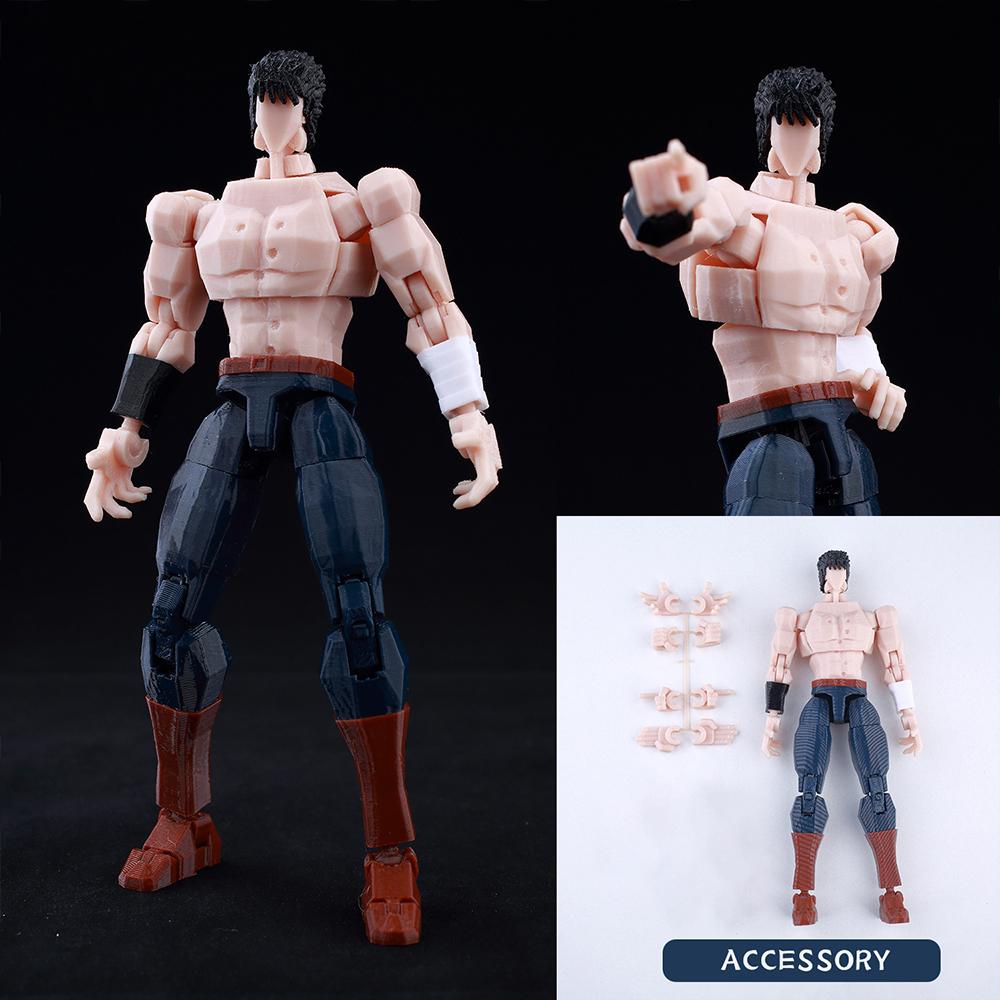 3D-gedruckte Dummy13 Jujutsu Kaisen Ryomen Sukuna Actionfigur Anime Modell Spielzeug Mehrgelenkig Posenverstellbar Sammlerstück Spielzeug Geschenk