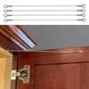 4pcs Stainless Steel Flexible Cupboard Door Window Hinge Limiter Stopper Ropes