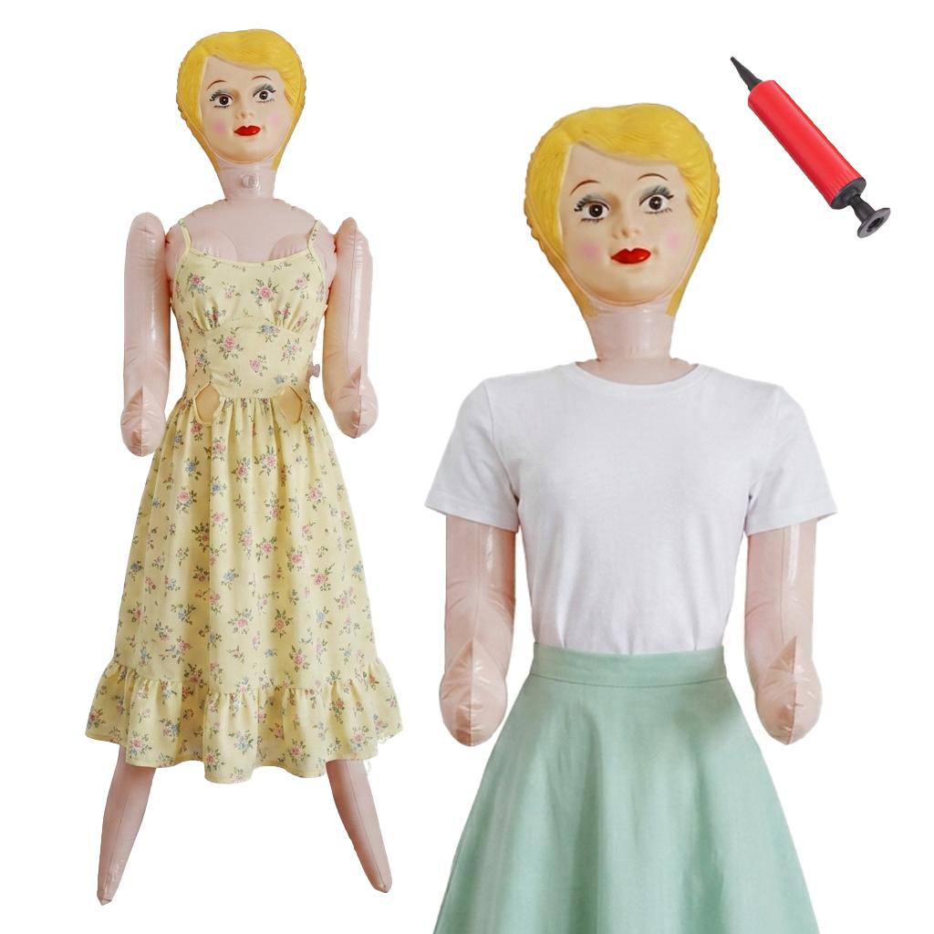 150cm Full Size Inflatable Human Model Thick PVC Leakproof Inflatable Doll Prank Toy Halloween Party Decoration Creative Gift