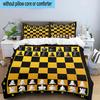 Chess Opening Strategy 3pcs Bedding,Including 1pc Duvet Cover And 2pcs Pillowcases Perfect for Christmas,Ideal for Bedroom, Dormitory