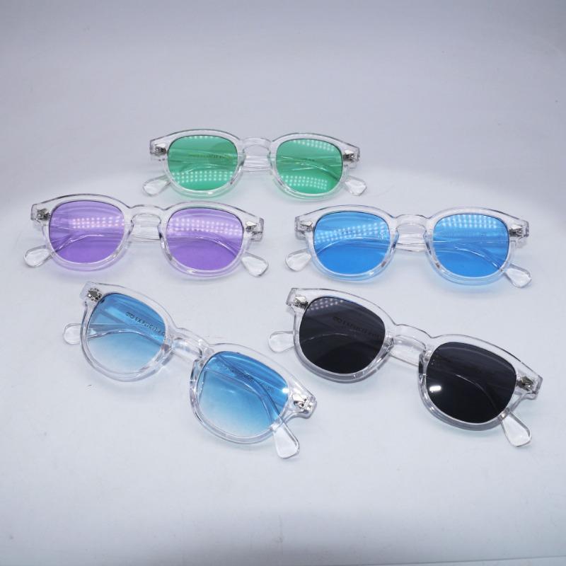 Classic Retro Men's Square Sunglasses Fashionable Outdoor Women's Sun Shading Driving Sun Glasses Small Round Anti Glare Glasses