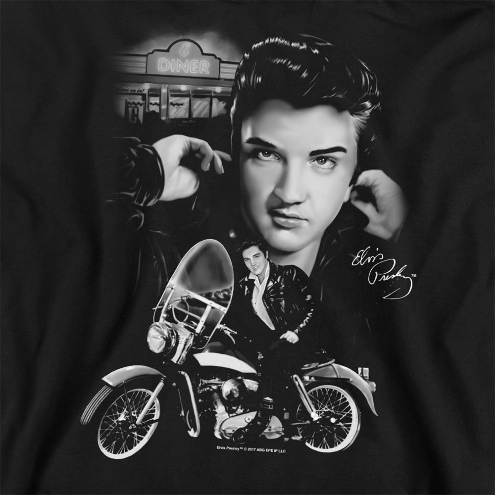 Elvis Presley Unisex Adult The King Rides Again Sweatshirt
