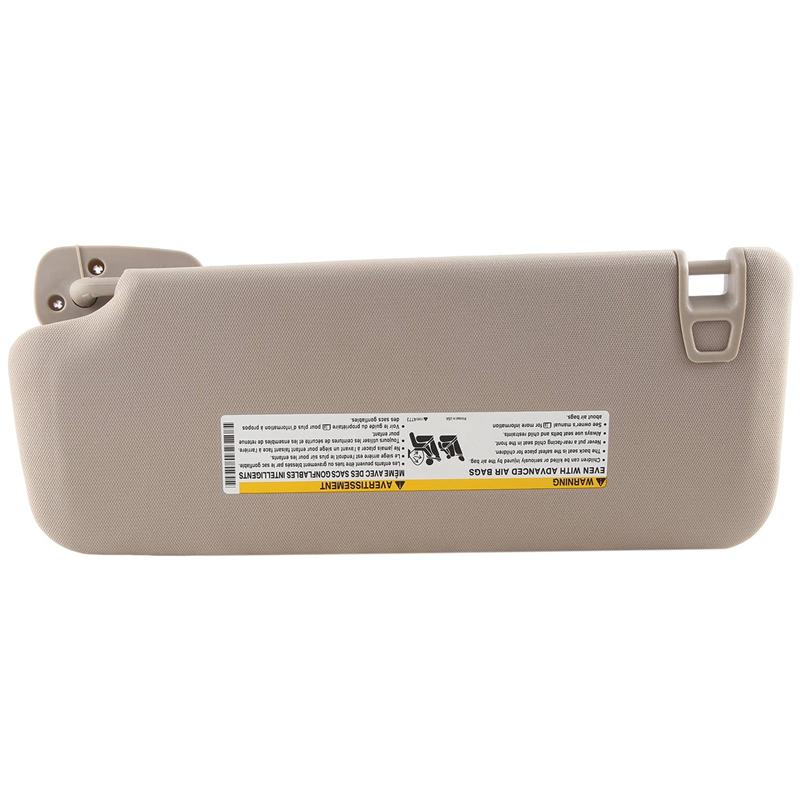 Right Car Sun Visor For Cadillac Chevy Gmc 2007-2014 Creamy-White Sun Visor 22850310 Replacement Parts Accessories