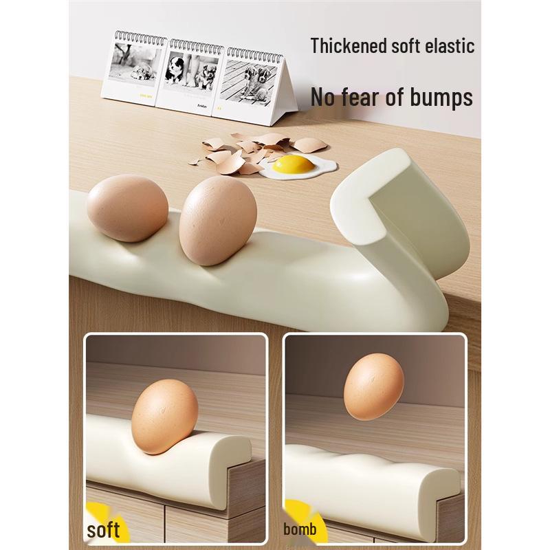 Children's Non-Toxic Soft Corner Guard - Eco-Friendly Anti-Collision Edge Protector for Tables and Walls
