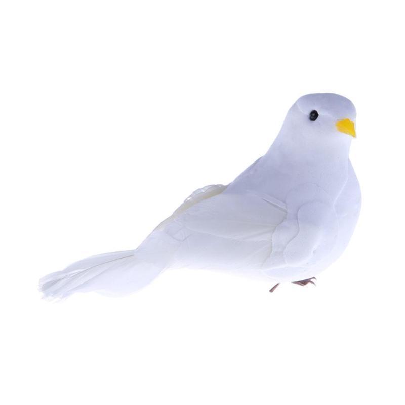 12PC Artificial Foam Simulation Birds DIY Party Craft Garden Desk Tree Decor
