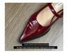 2024 Spring French Retro Pointed Toe Medium High Heels for Women