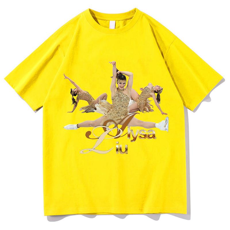 

Alysa Liu Graphic Tour Album Tshirts Unisex Women Summer Cotton Clothing Casual Fashion Round Neck Short Sleeved Tee Streetwear 4XL