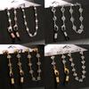 Women Crystal Beads Sunglasses Glasses Chains Lanyards Neck Strap Rope Eyewear Cord Holder Accessories Mask Chain