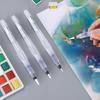 3Pcs Water Storage Pen Transparent Nylon  Watercolor Paint Brush Stationery Art Supplies
