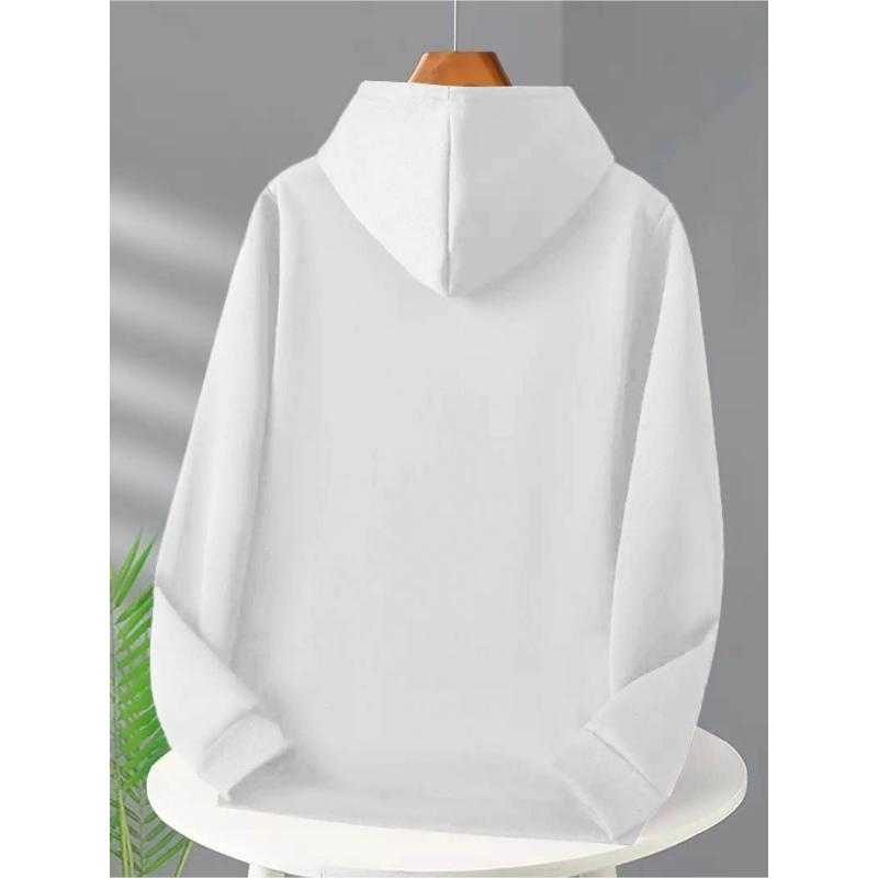 Herr Polyester Hoodie Set med Shorts i Relaxed Fit Bekväm Lounge Gym