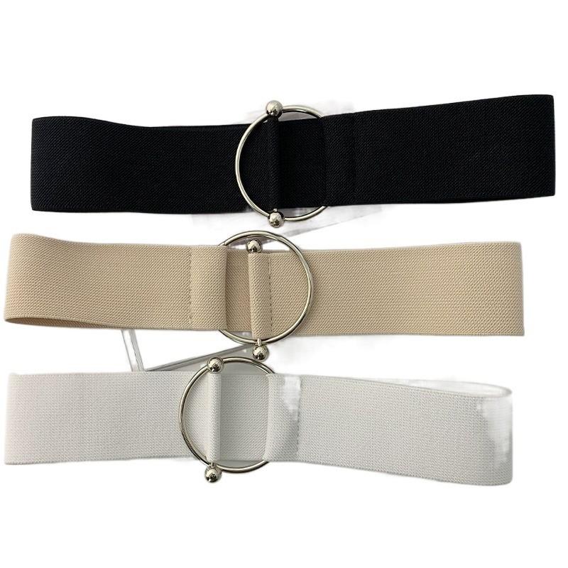 Chic Womens Black Belt Perfect For Dresses Sweaters And Shirts With Wide Design Elastic