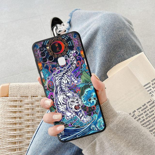 

Модный чехол с китайским тигром и драконом для Samsung Galaxy A50 A02 A01 A02s A10 A03s A04s A03 Core A04 A20e A40 A70 A54 A34, чехол Samsung A10