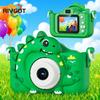 Kids Digital Camera with 32GB Card Dinosaur Mini Camera Toys 1080P HD Vlogging Photography Camera for Christmas Birthday Gifts