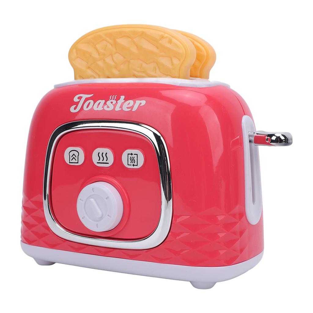Bread Maker Toy Simulation Kids Play Toaster Pretend Play Kitchen Appliance for Children