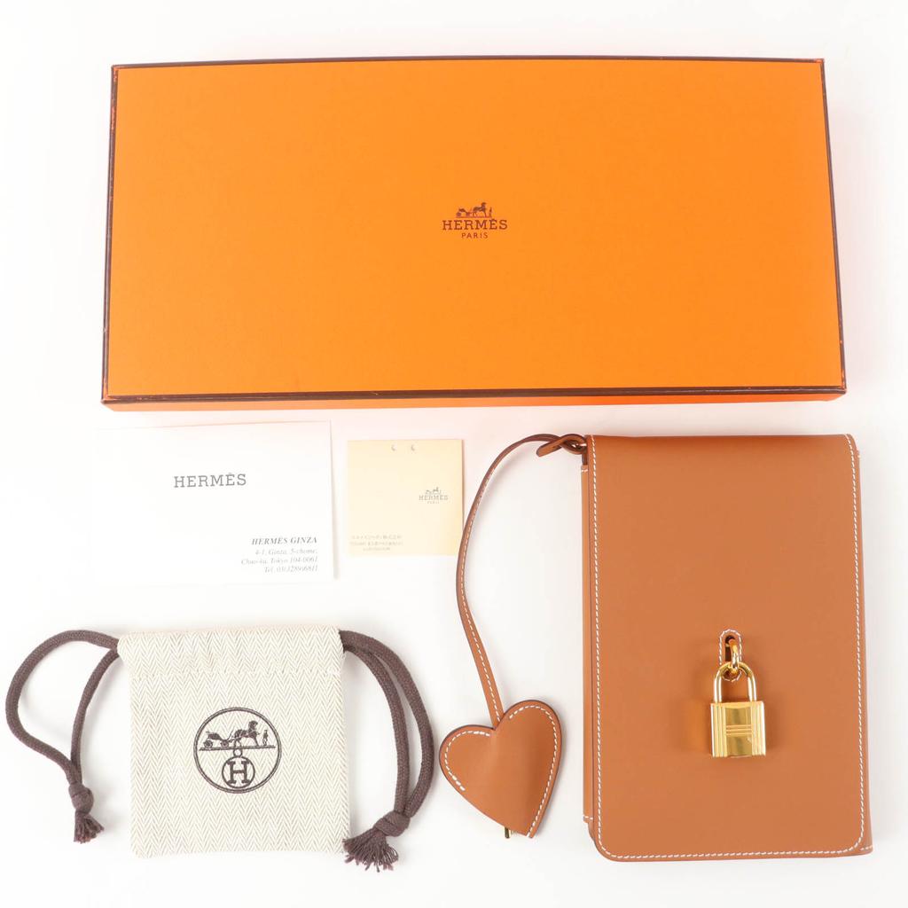 Pristine HERMES Notebook Carne Secret Notebook cover with notebook Vaux Swift Used