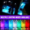 USB Powered Car LED Footwell Lights 4 in 1 Car Atmosphere Light  Car Floor Decor
