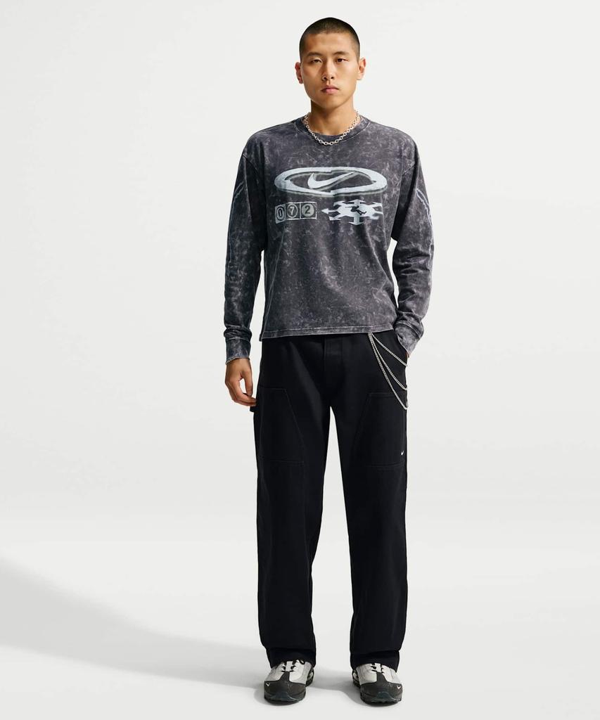 NIKE Sportswear Long Sleeve T-Shirt M - Anthracite / Io1399-060